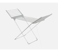 Daewoo Heated Clothing Airer Foldable Drying Rack Clothes Rail with Wings