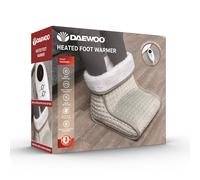 Daewoo Heated Foot Warmer 6 Heat Settings Led Controller Washable Liner