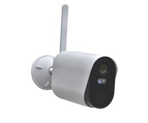 Daewoo Int/Ext W502 Full HD Standalone Camera, Motion Detection, Colour Night Vision, Two-Way Audio System, Compatible with Amazon Alexa, White