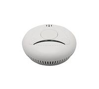 Daewoo Interconnected Smoke Alarm, Compact, 85db With Led Light, Battery Included, Low Battery Warning, Test/Hush Mode, Mounting Plate With Screws Included, Connect To Compatible Alarms