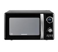 Daewoo Kensington 800W, 20L Digital Microwave | 5 Power Settings | Defrost & Cancel Control | 245mm Turntable Glass Tray | Digital Timer | Beep Indicator |Black