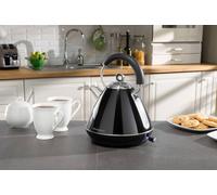 Daewoo Kensington Pyramid Kettle, Stainless Steel, 3000 W, 1.7 liters, Black