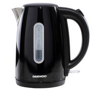 Daewoo Kensington Jug Kettle 1.7L Electric 3KW Rapid Boil Cordless Steel Black