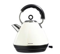 Daewoo SDA1576 Kensington 1.7L 3KW Pyramid Kettle - Cream, Cream