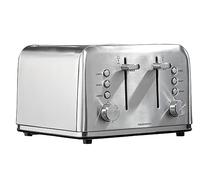 Daewoo Kensington, Toaster 4 Slice, Stainless Steel, Removable Crumb Tray, Defrost, Reheat And Browning Controls, Cancel Function, High Lift Lever, Easy To Clean, Stainless Steel