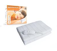 Daewoo King-Size Heated Blanket with 3 Heat Settings - White - HEA1488