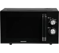 Daewoo 23L 800 Manual Microwave Black, black