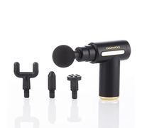1500mAh Mini Massage Gun with 4 Heads - Black