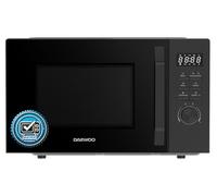 Daewoo MD-FC206SB Solo Microwave, 20 L, 700 W Power, 8 Automatic Programs, 5 Levels, Timer, Black
