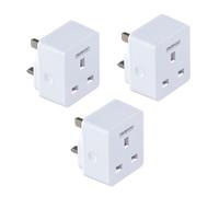 Daewoo Pack Of 3 Wifi Smart Plug Socket Compatible With Smart Life Alexa Google Home Android With Energy Monitoring
