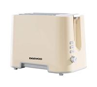 Daewoo SDA1688 870W 2-Slice Plastic Toaster - Cream with Chrome Band