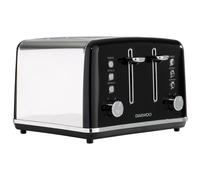 Daewoo Black 4 Slice Toaster