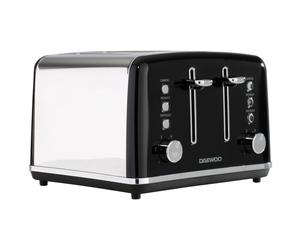 Daewoo SDA1586GE KENSINGTON 4 Slice Toaster in Black