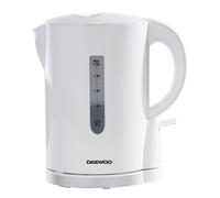 Daewoo SDA1650GE Plastic Jug Kettle White with Chrome Band 1 7L 2200W