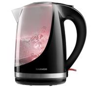 Daewoo SDA1666GE Colour Changing Kettle in Black 1 7L 2200W