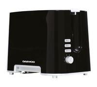 Daewoo Electricals Daewoo Black and Chrome 2-Slice Toaster