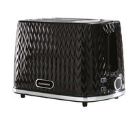 Daewoo SDA1774GE ARGYLE 2 Slice Patterned Toaster Black