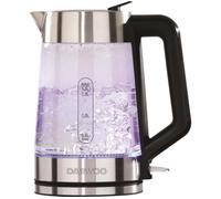 DAEWOO 3000W 1.7L EASY FILL GLASS KETTLE WITH LED ILLUMINATION RAPID BOIL