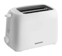 Daewoo Plastic Toaster 2 Slice Pure White