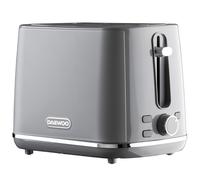 Daewoo Stirling Collection, 2 Slice Toaster, Easy Cleaning, Safety Features, Cord Storage, High Lift Lever, Browning Controls, Defrost, Reheat, Cancel Functions, Part Of A Collection, Grey
