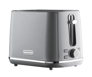 Daewoo SDA2628GE Sterling 2 Slice Toaster in Grey