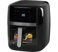 Daewoo 8L Digital Air Fryer with Viewing Window & Divider - Dual Zone Cooking, 6 Presets, LED Display, Shake Reminder - Oil-Free Healthy Cooking, Family Size, Roast, Bake, Dehydrate