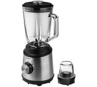 Daewoo SDA2734GE Glass Jug Blender and Grinder in Stainless Steel 1 5L