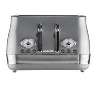 Daewoo SDA2748GE Denver 4 Slice Toaster in Smoked Grey
