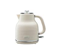 Daewoo Sienna 1.7L Rapid Boil Kettle, 3KW Cordless Electric Kettle, 360° Base, Auto Shut Off, Cream Finish, Home, Office, Student Kitchen