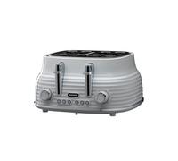 Daewoo SDA2484GE Sienna 4 Slice Toaster in Grey