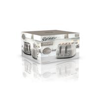 Daewoo SDA2485GE Sienna 4 Slice Toaster in Taupe