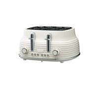 Daewoo SDA2483GE Sienna 4 Slice Toaster in Cream