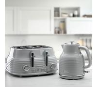 Daewoo Sienna Jug Kettle & 4 Slice Toaster Set 1.7L Rapid Boil Cordless