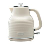 Daewoo Sienna 1.7L Rapid Boil Kettle, 3KW Cordless Electric Kettle, 360° Base, Auto Shut Off, Cream Finish, Home, Office, Student Kitchen