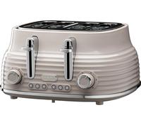 Daewoo Sienna 4 Slice Toaster Taupe