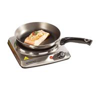 DAEWOO SDA1731 Single Electric Hot Plate - Silver, Black,Silver/Grey