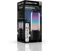 Daewoo Soundglow Bluetooth Speaker with Built-In, Mic Multi-Coloured LED Lights