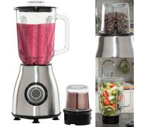 Daewoo Stainless Steel Blender Smoothie Maker Glass Jug Food Processor & Grinder