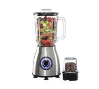 Daewoo Stainless Steel Smoothie & Shake Jug Blender| 1.5L Glass Jug| 500W| Clear [EEK: Compliant]
