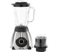 Daewoo Stainless Steel Smoothie & Shake Jug Blender| 1.5L Glass Jug| 500W| Clear [EEK: Compliant]