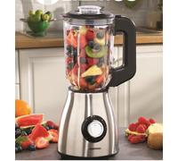 Daewoo Stainless Steel Smoothie & Shake Jug Blender| 1.5L Glass Jug| 500W| Clear [EEK: Compliant]