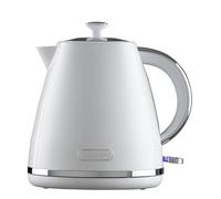 Stirling Pyramid Kettle Cordless 1.7 Litre 3KW Rapid Boil White Daewoo White One Size
