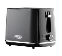 Daewoo Stirling Collection, 2 Slice Toaster, Easy Cleaning, Safety Features, Cord Storage, High Lift Lever, Browning Controls, Defrost, Reheat, Cancel Functions, Part Of A Collection, Black