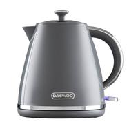Daewoo SDA2625GE Sterling Cordless Pyramid Kettle Grey 1 7L 3kW