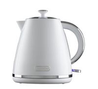 Stirling Pyramid Kettle Cordless 1.7 Litre 3KW Rapid Boil White Daewoo White One Size