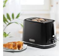 Daewoo 'stirling' Series Two Slice Toaster With Reheat Defrost And 7 Browning Functions In Black Black