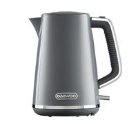 Daewoo Stirling Collection, Jug Kettle 1.7 Litre, User Friendly, Easy Cleaning, Safety Features, 360° Swivel Base, Extra Wide Opening Lid, Water Level Gauge, Part Of A Collection, Grey