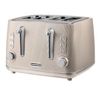 Daewoo Taupe Cascade 4 Slice Toaster