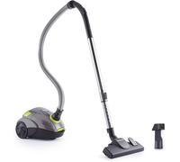 Daewoo Tornado Compact Bagged Cylinder Vacuum Cleaner 700W 2 Litres Green & Grey