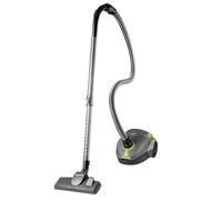 Daewoo Tornado Compact Bagged Cylinder Vacuum Cleaner 700W 2 Litres Green & Grey